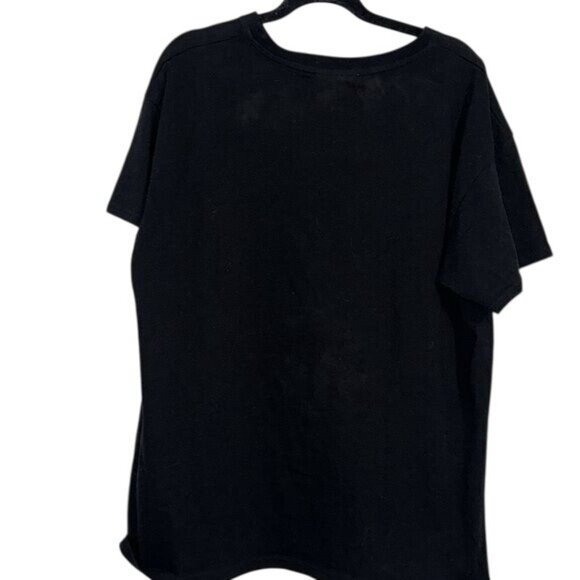 Koi Fish Graphic Tee X-Large By Brisco Brands Black White & Red Short Sleeve Cot - Picture 3 of 4